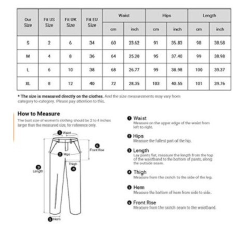 ZAFUL Women's High Waisted Solid Jogger Pants Outdoor Cargo Pants W/CHAIN SZ 0-2 - Picture 5 of 5